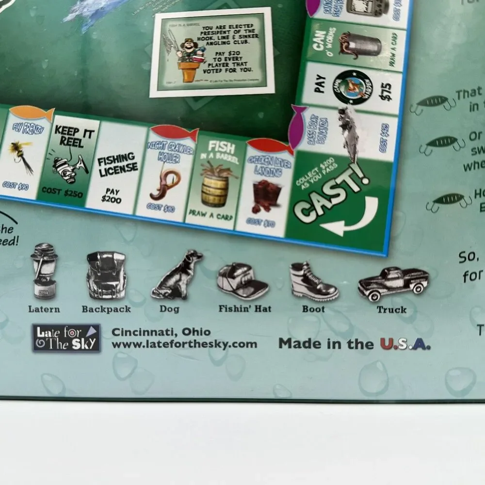 Fishin’-Opoly‎ Monopoly Game BRAND NEW & FACTORY SEALED NIB